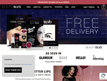 Tablet Screenshot of beautyblvd.com